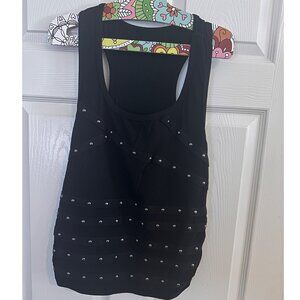 ROMWE Black Gold Studded Tank New With Tags size 2XL